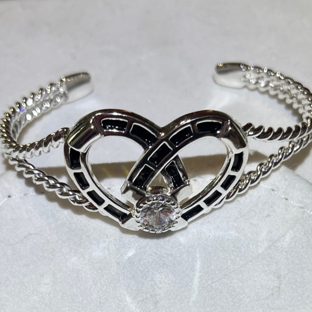 Double Horseshoe/Heart Cuff
